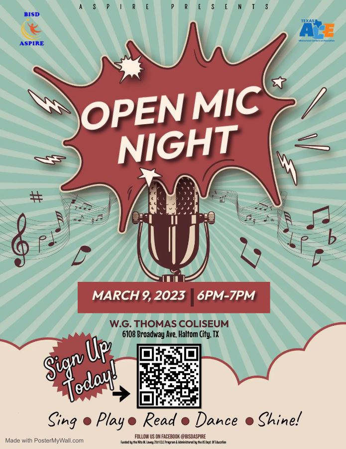 open mic night